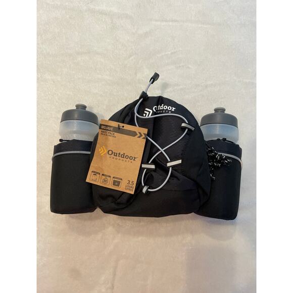 NWT OUTDOOR PRODUCTS H20 Mojave Waist Pack 3.5L with 2 Bottles Belt Bag Hiking - Picture 2 of 8